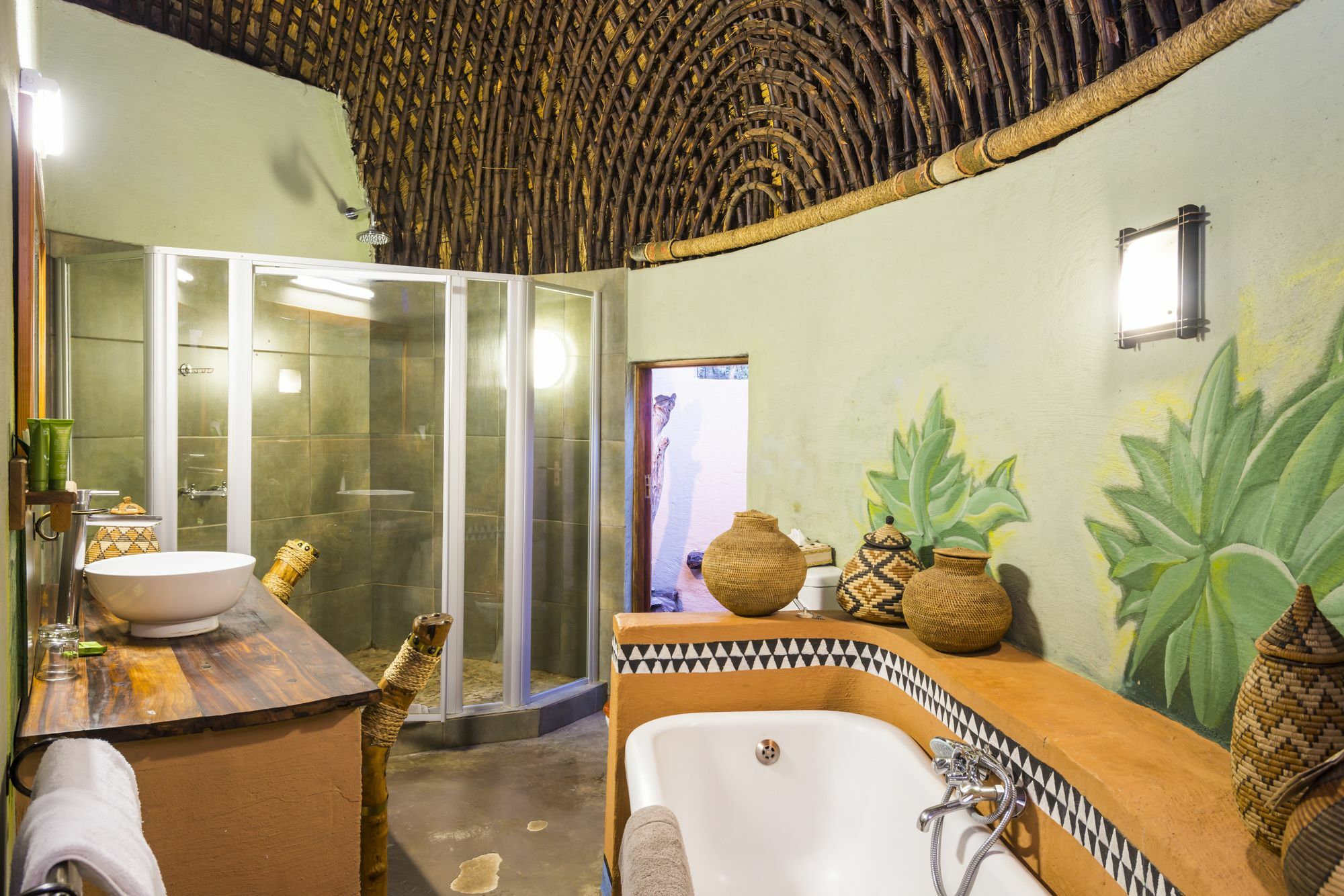 aha Lesedi African Lodge&Cultural Village Broederstroom Extérieur photo